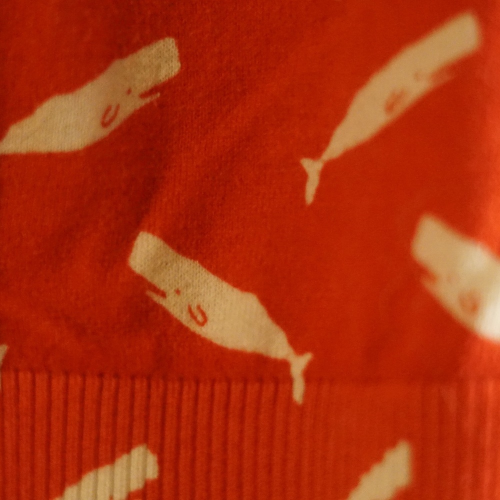 Loft whale pattern cardigan